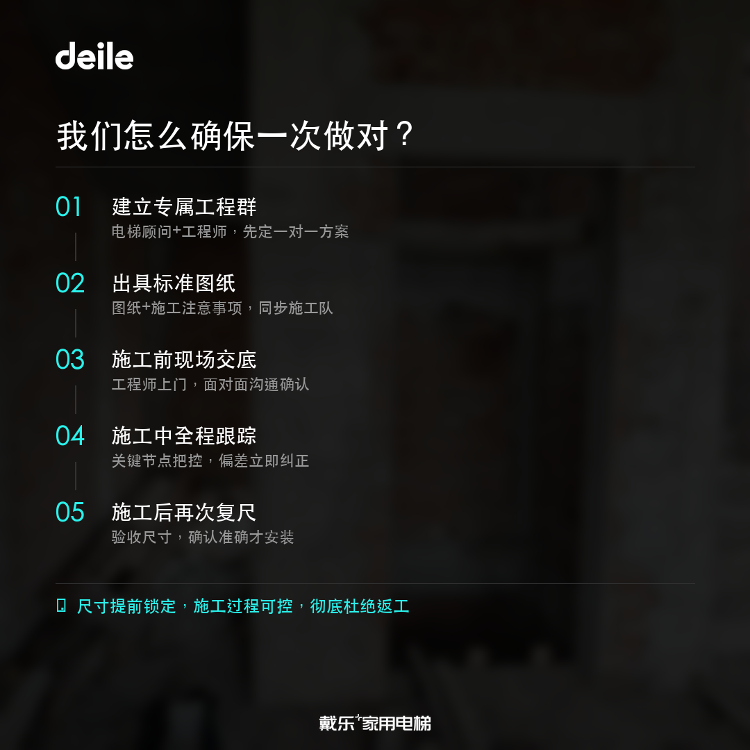 戴乐家用电梯工程干货-门洞尺寸