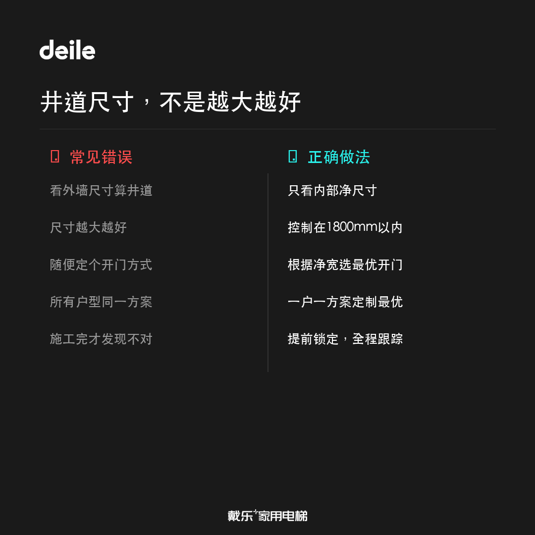 戴乐家用电梯工程干货